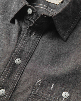 material shot of collar, Wovens by Taylor Stitch