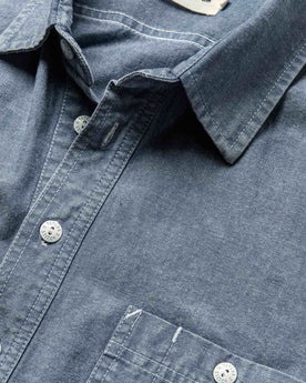 material shot of collar, Wovens by Taylor Stitch
