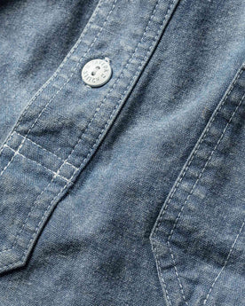 material shot of button, Wovens by Taylor Stitch