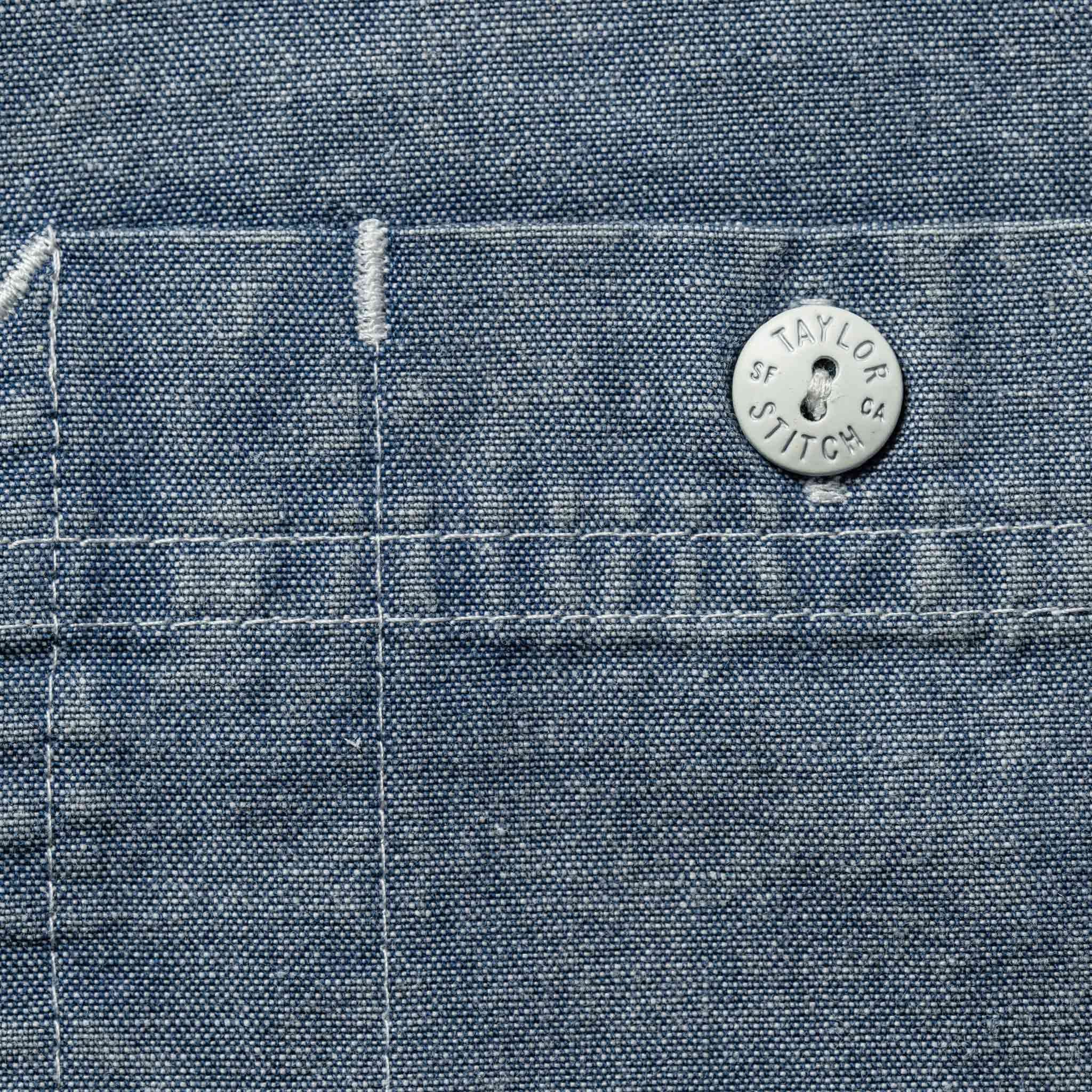 material shot of button, Wovens by Taylor Stitch