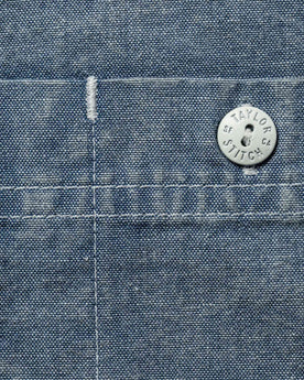material shot of button, Wovens by Taylor Stitch