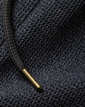 material shot of drawstring detail, Bottoms by Taylor Stitch