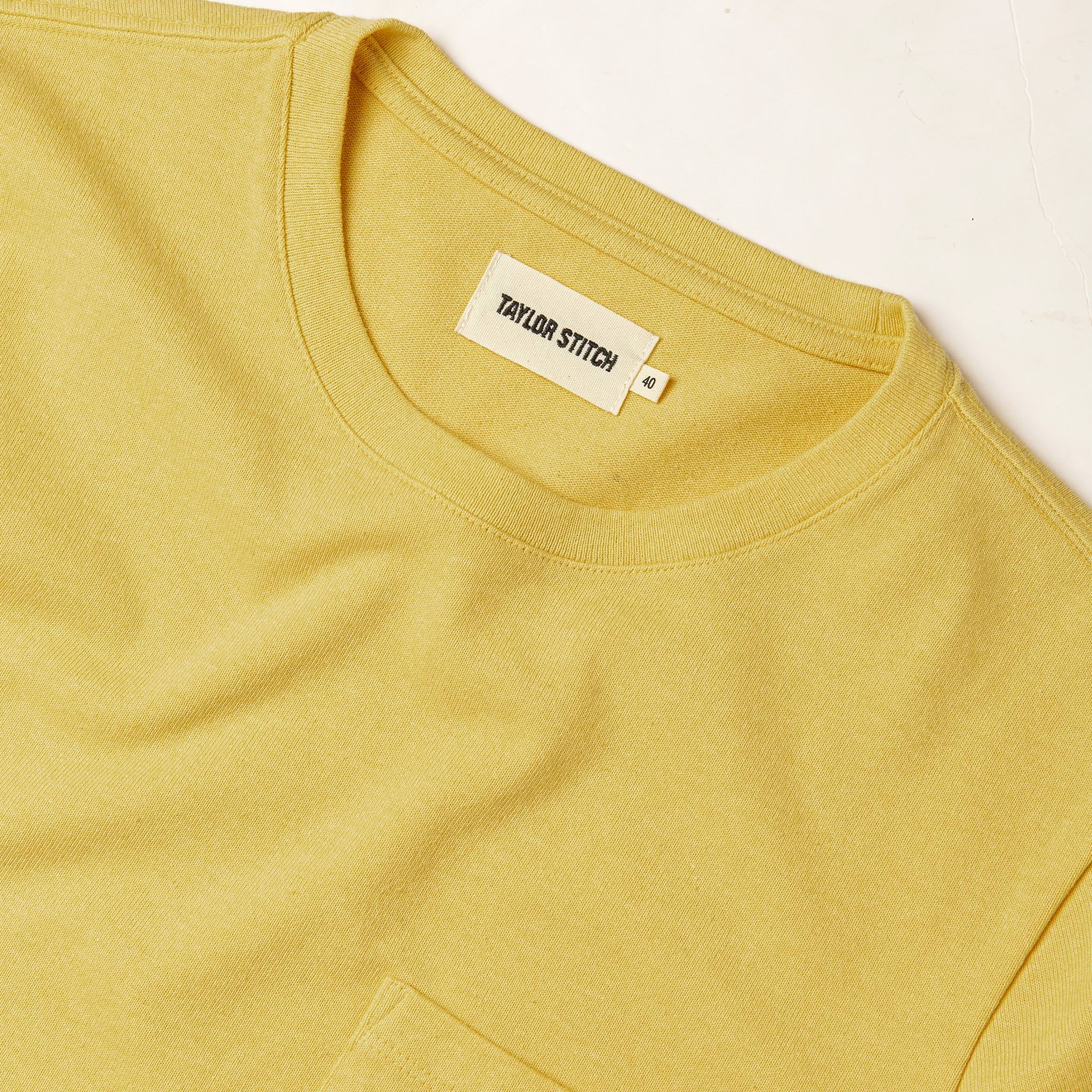 The Heavy Bag Tee in Straw: Alternate Image 4, Knits by Taylor Stitch