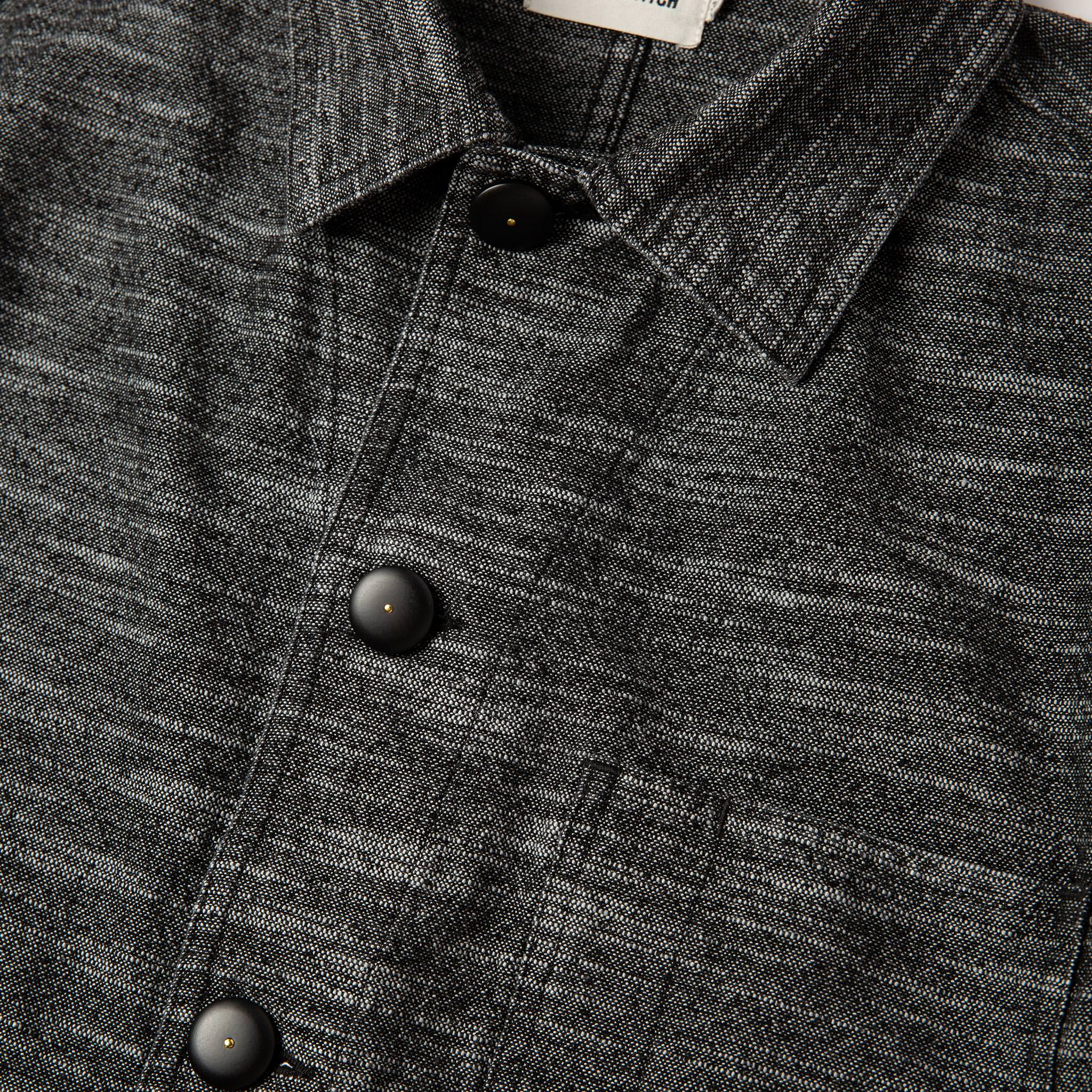 material shot of chest, Outerwear by Taylor Stitch