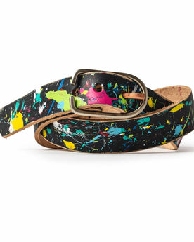 studio shot of The Stitched Belt in Cosmos, Accessories by Taylor Stitch