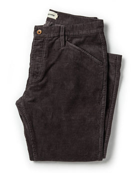 The Camp Pant in Charcoal Corduroy: Featured Image, Bottoms by Taylor Stitch