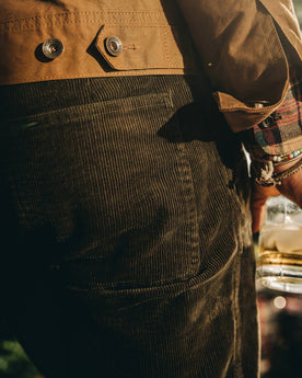 The Camp Pant in Olive Corduroy: Alternate Image 4, Bottoms by Taylor Stitch