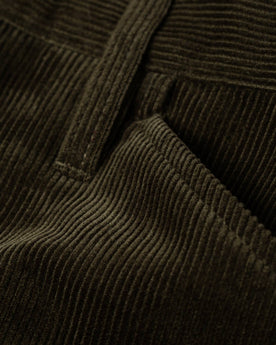 material shot of pocket detail, Bottoms by Taylor Stitch