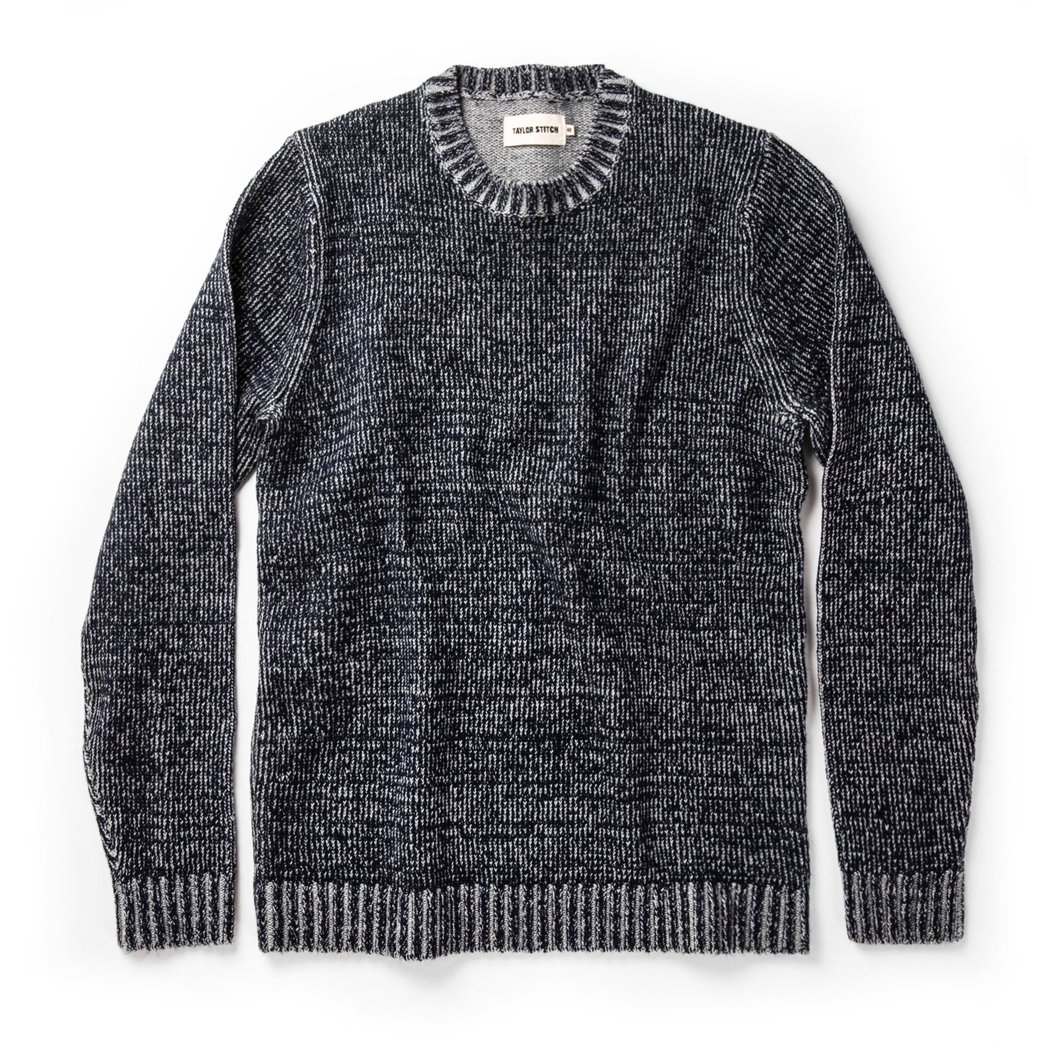 The Headland Sweater in Marled Navy: Featured Image, Knits by Taylor Stitch