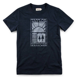 The Heavy Bag Tee in Retro Block Print - featured image