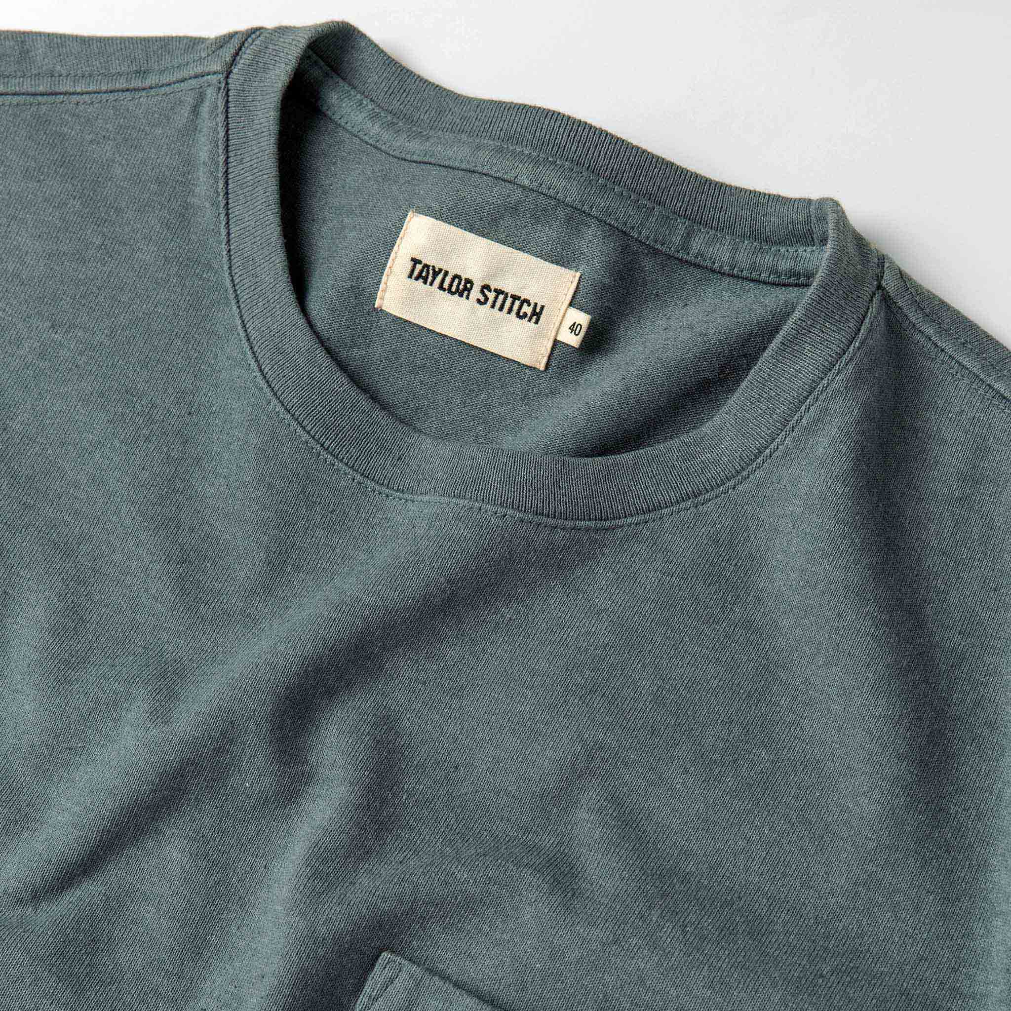 material shot of collar, Knits by Taylor Stitch