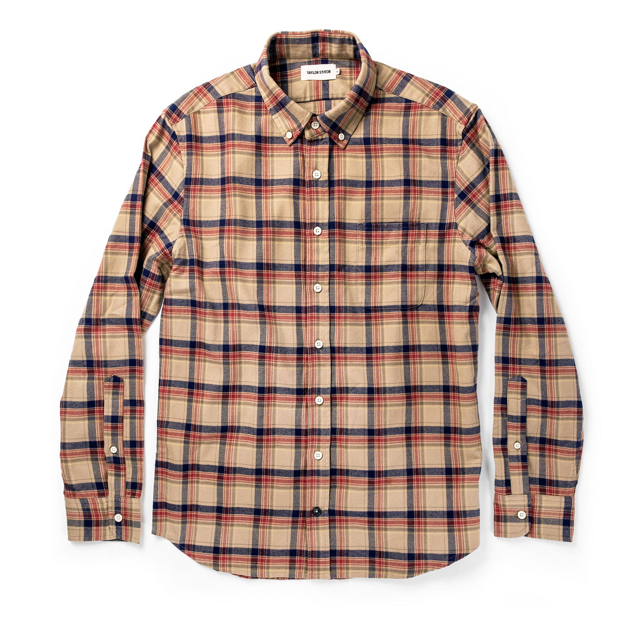 flatlay of shirt, Wovens by Taylor Stitch