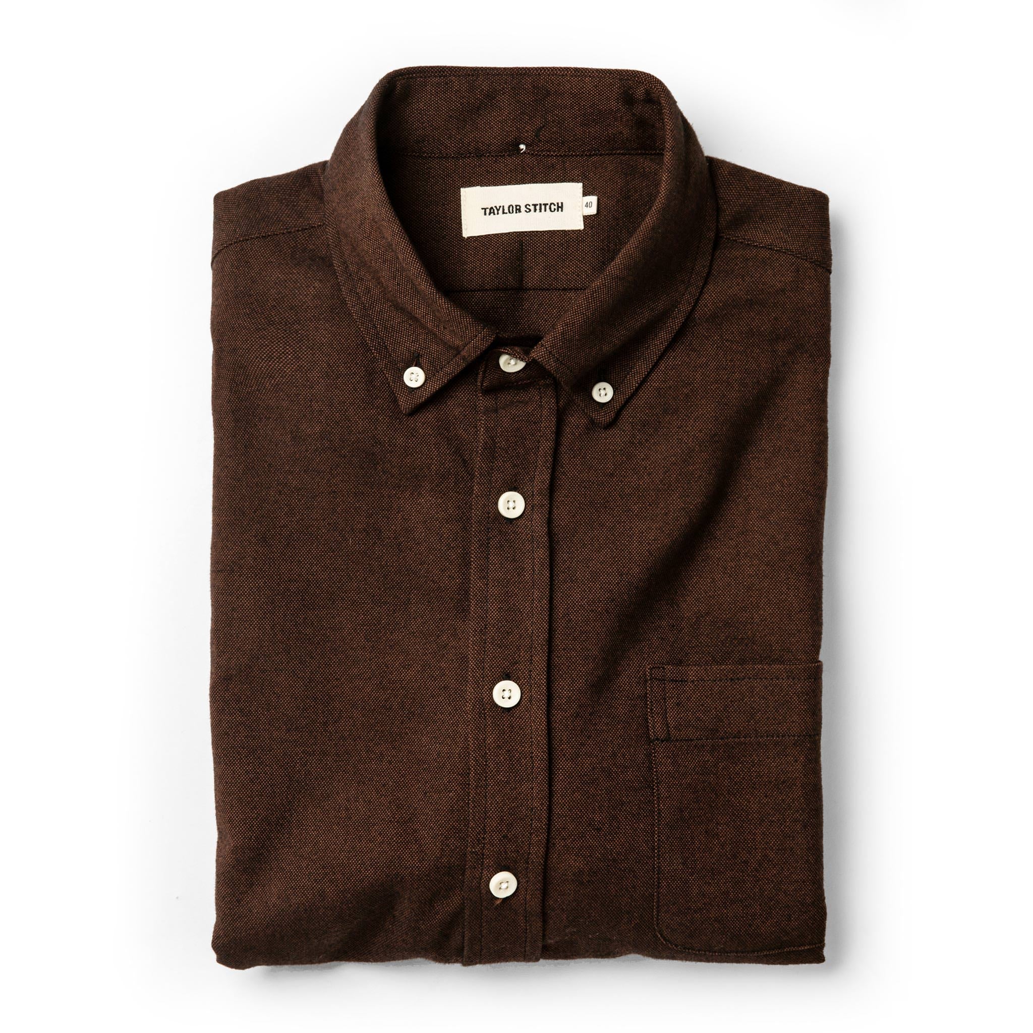 The Jack in Brushed Rust Oxford: Featured Image, Wovens by Taylor Stitch