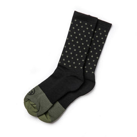 The Merino Sock in Black Dot - featured image