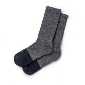 The Merino Sock in Charcoal: Featured Image
