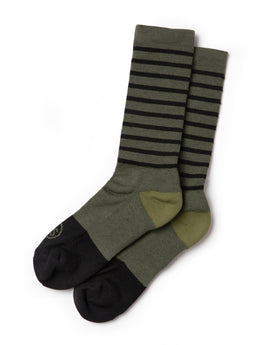 The Merino Sock in Olive Stripe: Featured Image, Accessories by Taylor Stitch