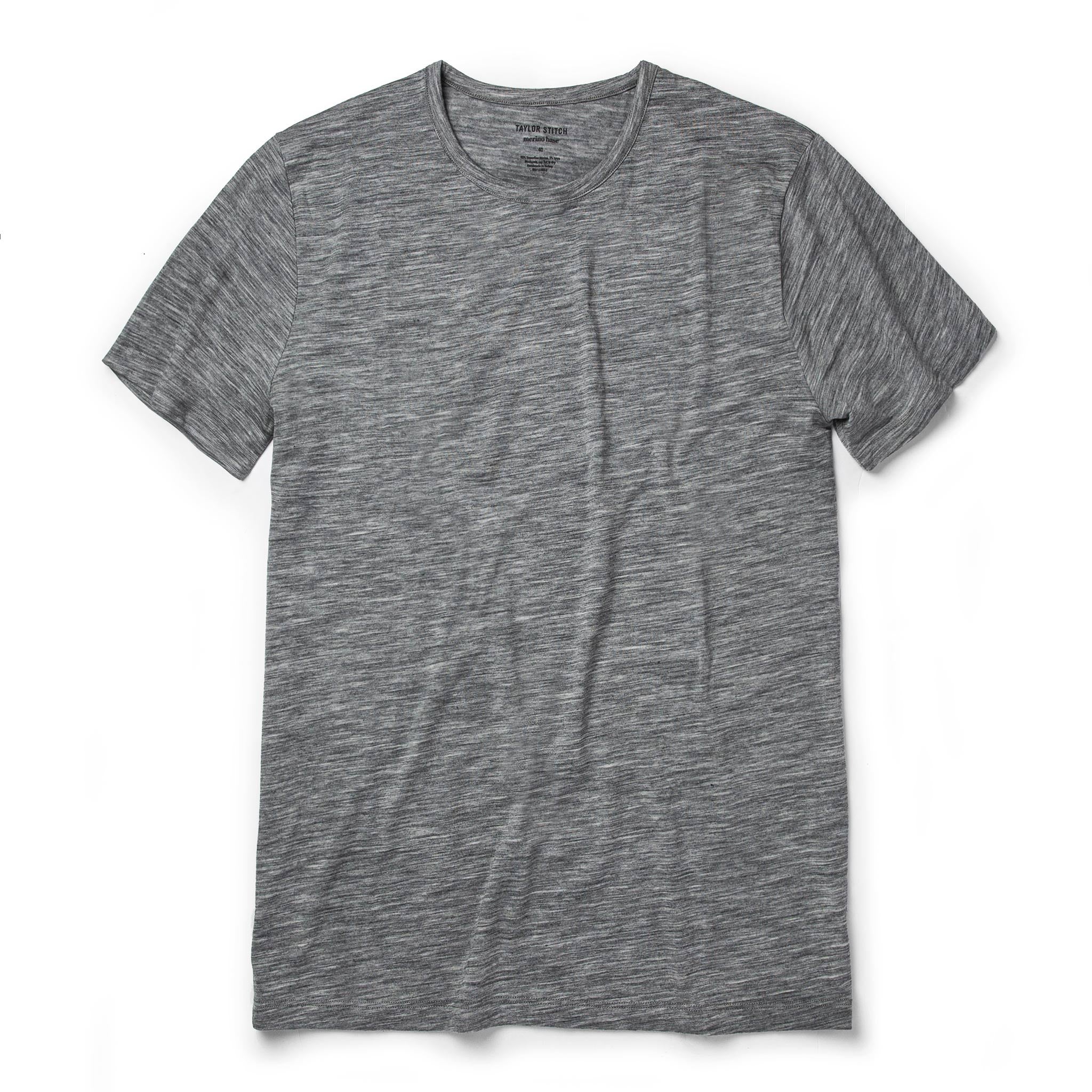 The Merino Tee in Heather Grey | Taylor Stitch - Classic Men’s Clothing