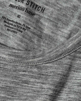 material shot of fabric detail with collar, Knits by Taylor Stitch