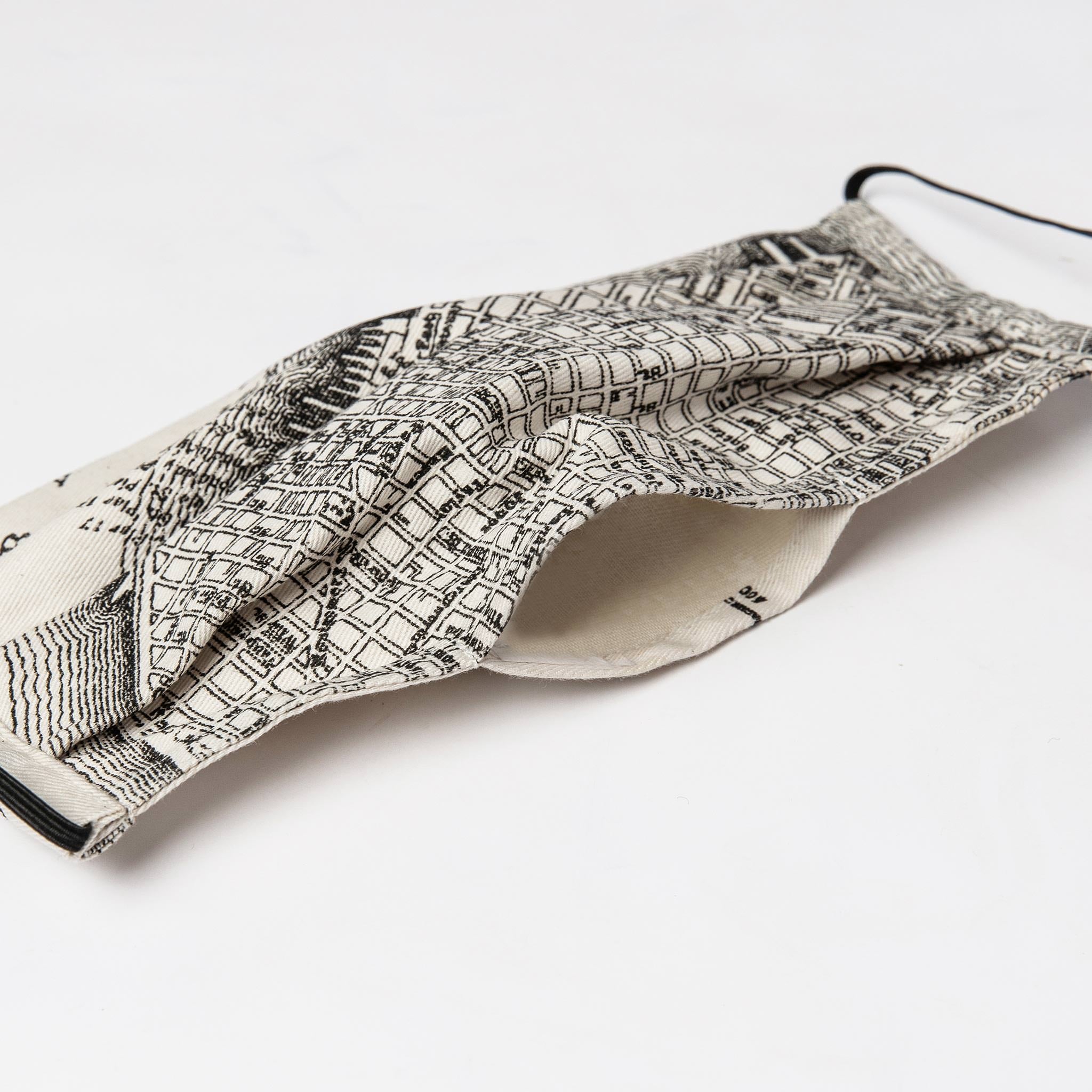 The Pleated Mask in SF Map Print: Alternate Image 4, Accessories by Taylor Stitch