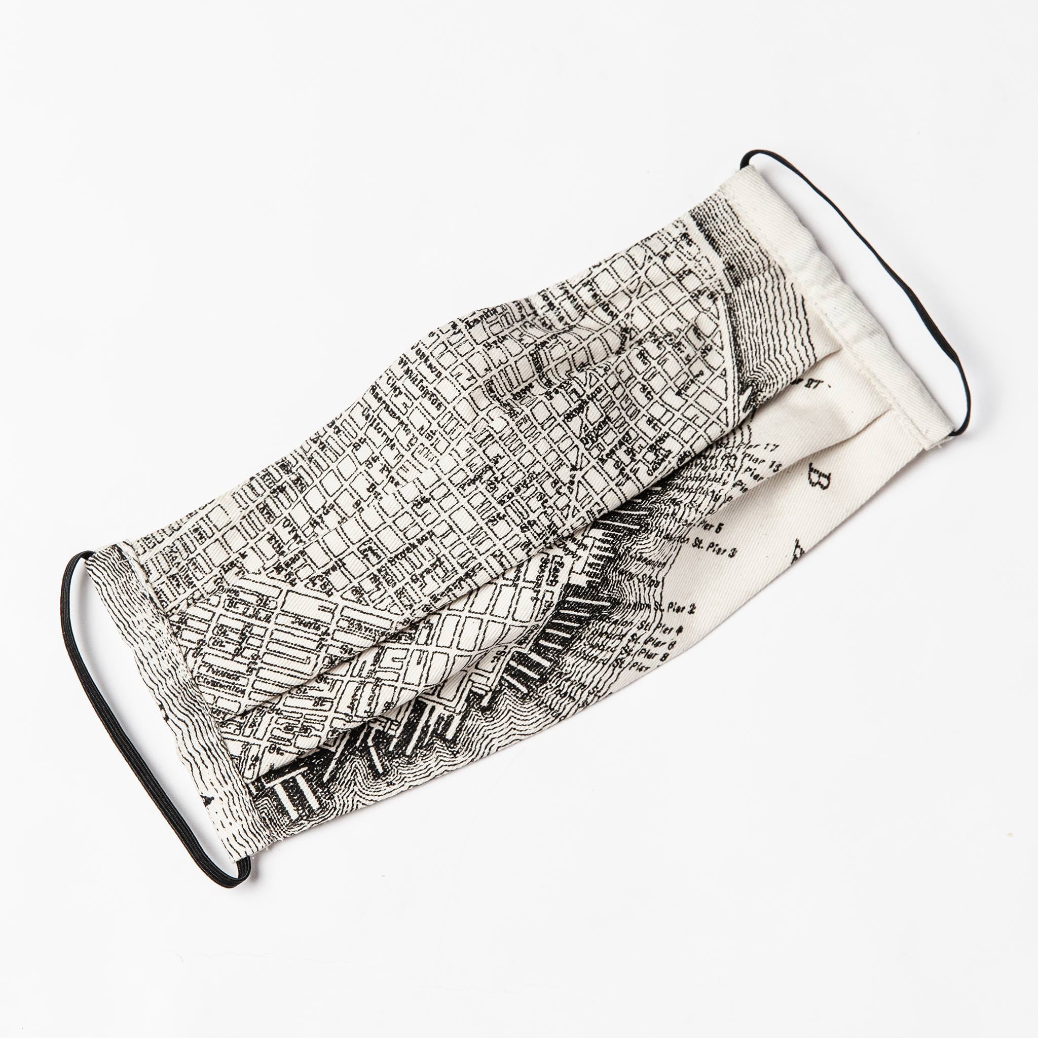 The Pleated Mask in SF Map Print: Alternate Image 6, Accessories by Taylor Stitch