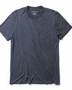 The Cotton Hemp Tee in Navy: Featured Image, Knits by Taylor Stitch