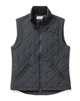 The Vertical Vest in Charcoal: Featured Image, Outerwear by Taylor Stitch