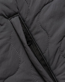 material shot of pocket zipper, Outerwear by Taylor Stitch