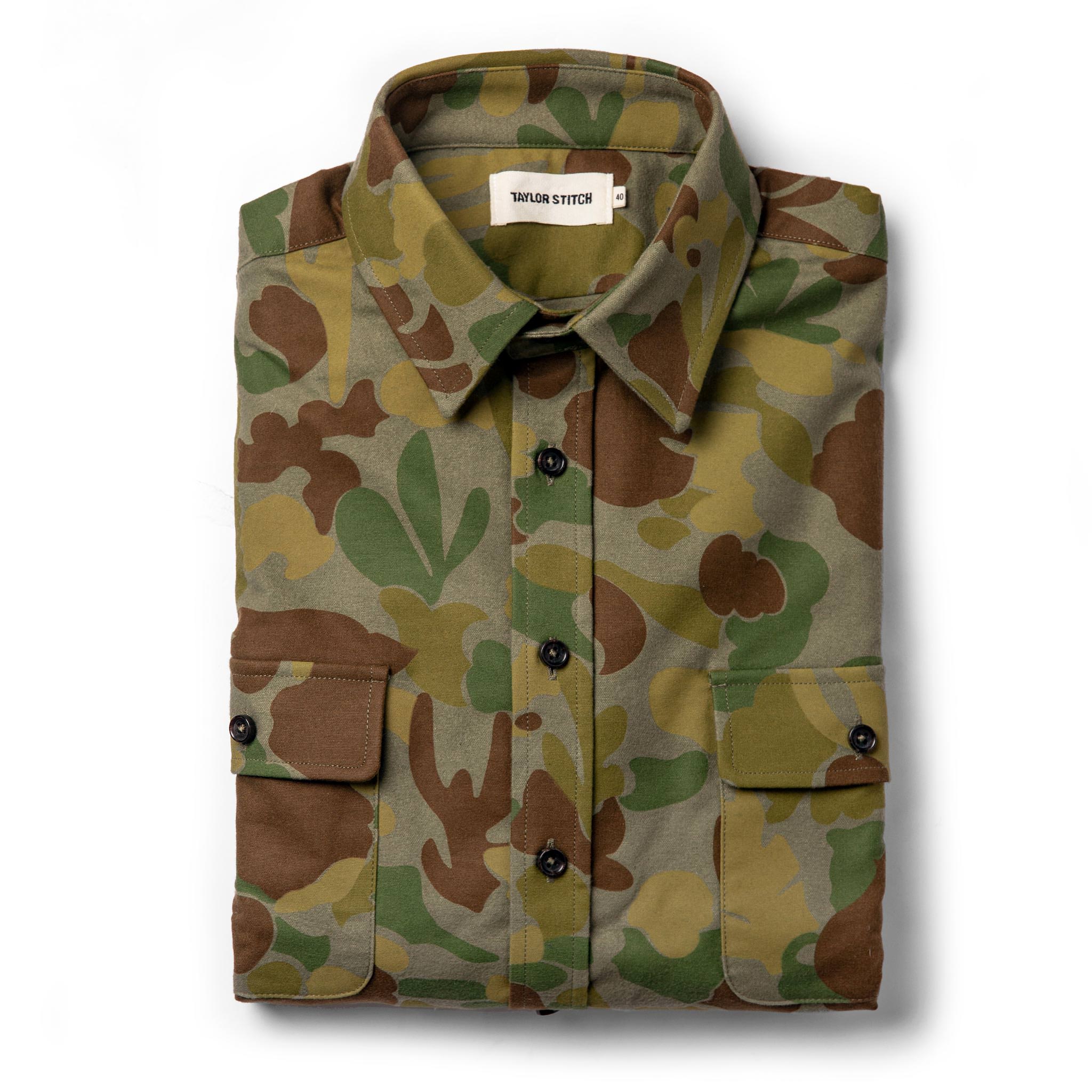 The Yosemite Shirt in Arid Camo: Featured Image, Wovens by Taylor Stitch