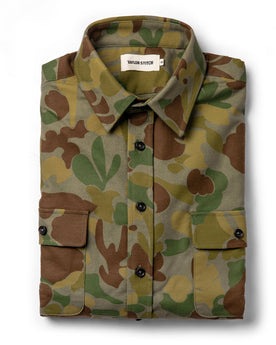 The Yosemite Shirt in Arid Camo: Featured Image, Wovens by Taylor Stitch