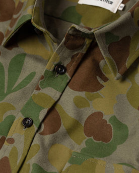 material shot of collar, Wovens by Taylor Stitch