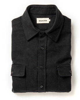 The Yosemite Shirt in Black: Featured Image, Wovens by Taylor Stitch