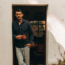 The California in Navy Pique - featured image