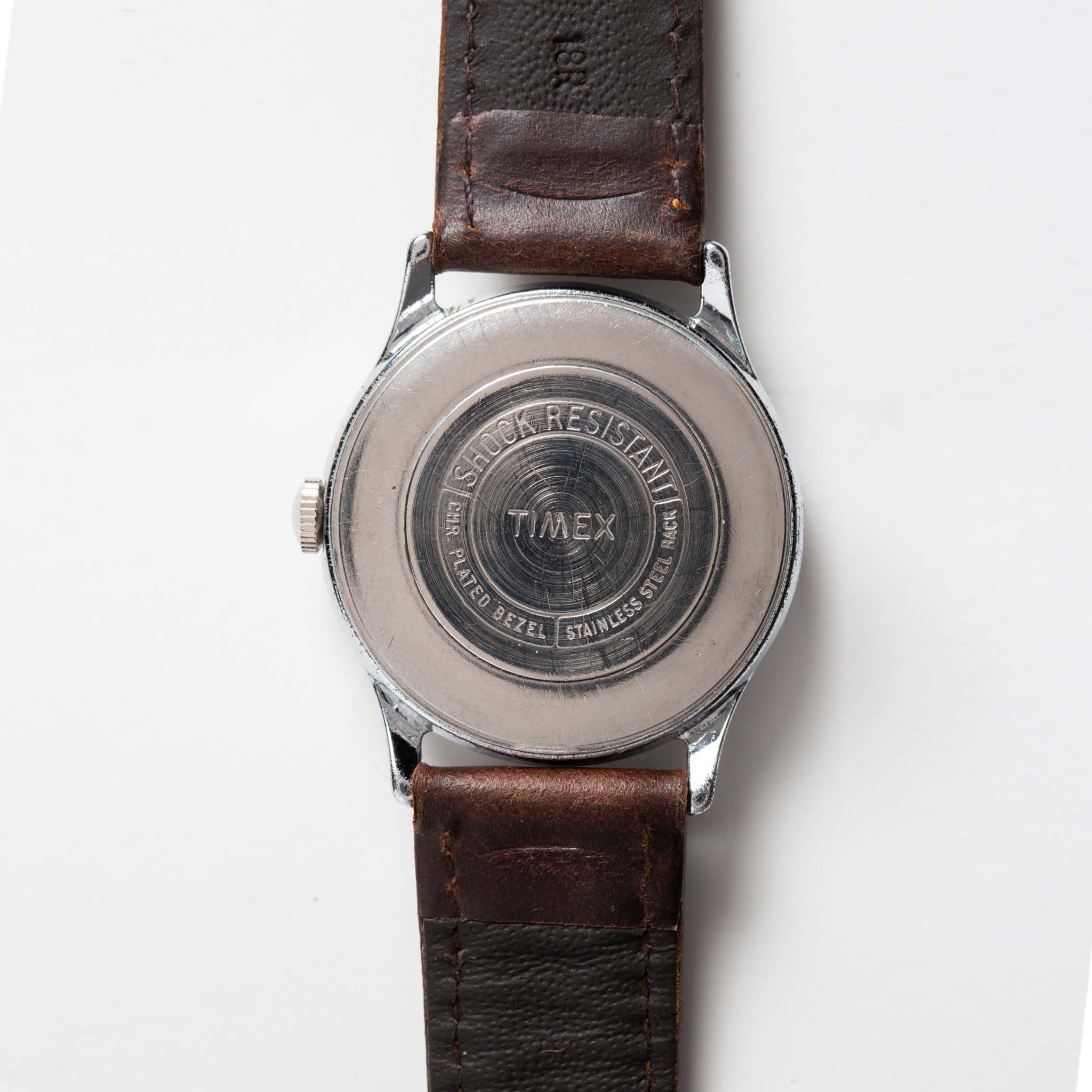 material shot of the back of The 1968 Timex Mercury, Accessories by Taylor Stitch