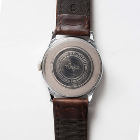material shot of the back of The 1968 Timex Mercury