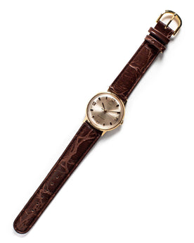 flatlay of the 1969 Timex Marlin, Accessories by Taylor Stitch