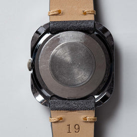 material shot of the back of The 1971 Timex Marlin