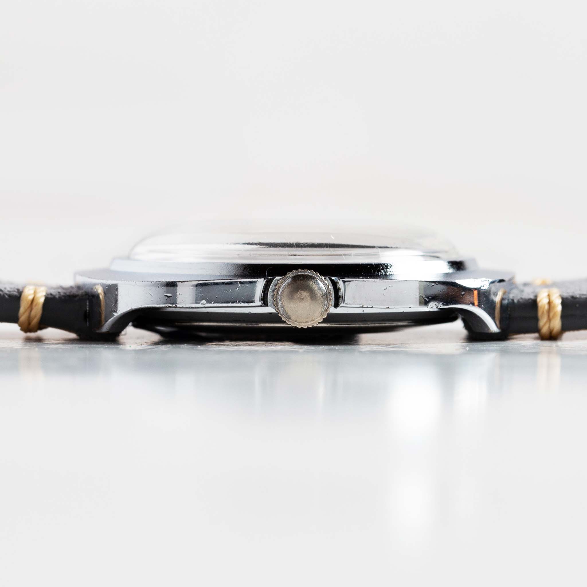 material shot of the side of The 1971 Timex Marlin, Accessories by Taylor Stitch