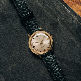 editorial image of The 1972 Timex Marlin Gold, Accessories by Taylor Stitch