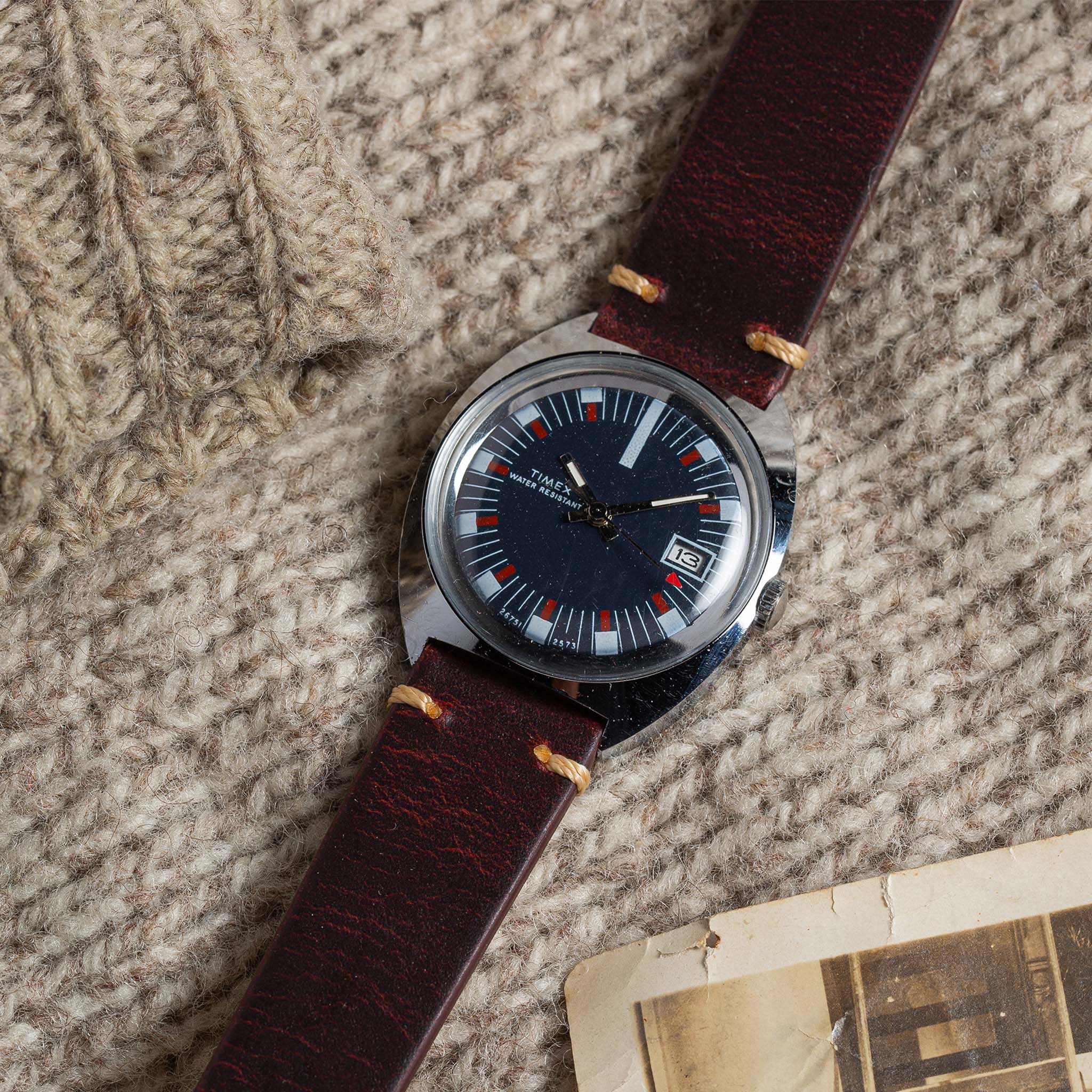 editorial image of The 1973 Timex Marlin, Accessories by Taylor Stitch