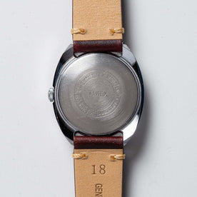 material shot of the back of The 1973 Timex Marlin