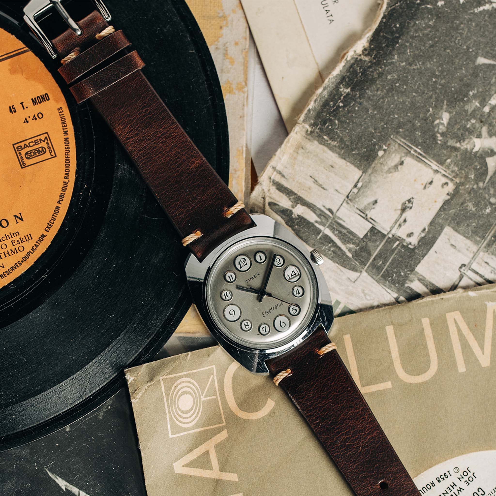 editorial image of The 1974 Timex Electronic "Rotary" Calendar, Accessories by Taylor Stitch
