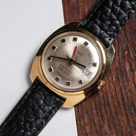 editorial image of the watchface on The 1974 Timex Electronic Time Zone