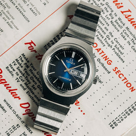 1977 Timex Blue Dial Q Quartz - featured image