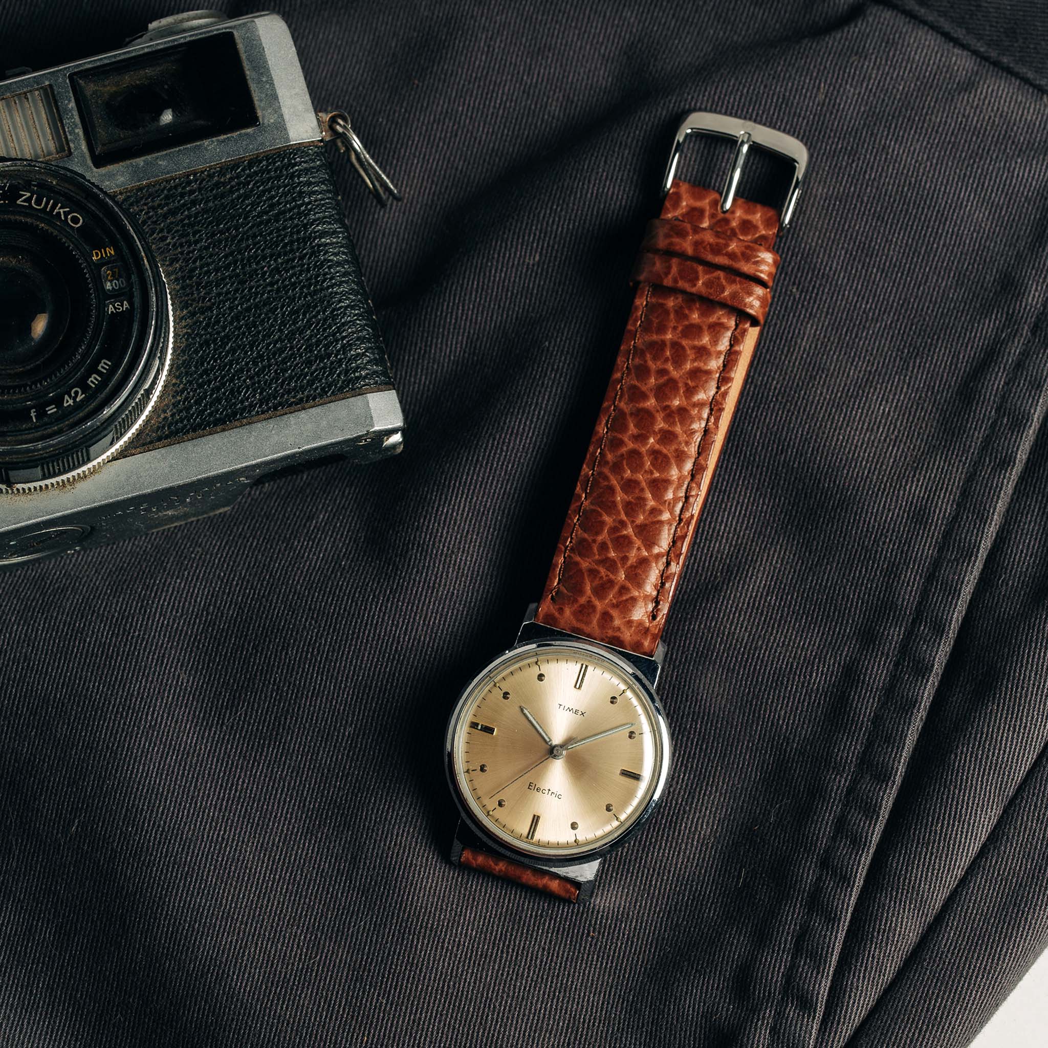 editorial image of The 1964 Timex Electric, Accessories by Taylor Stitch