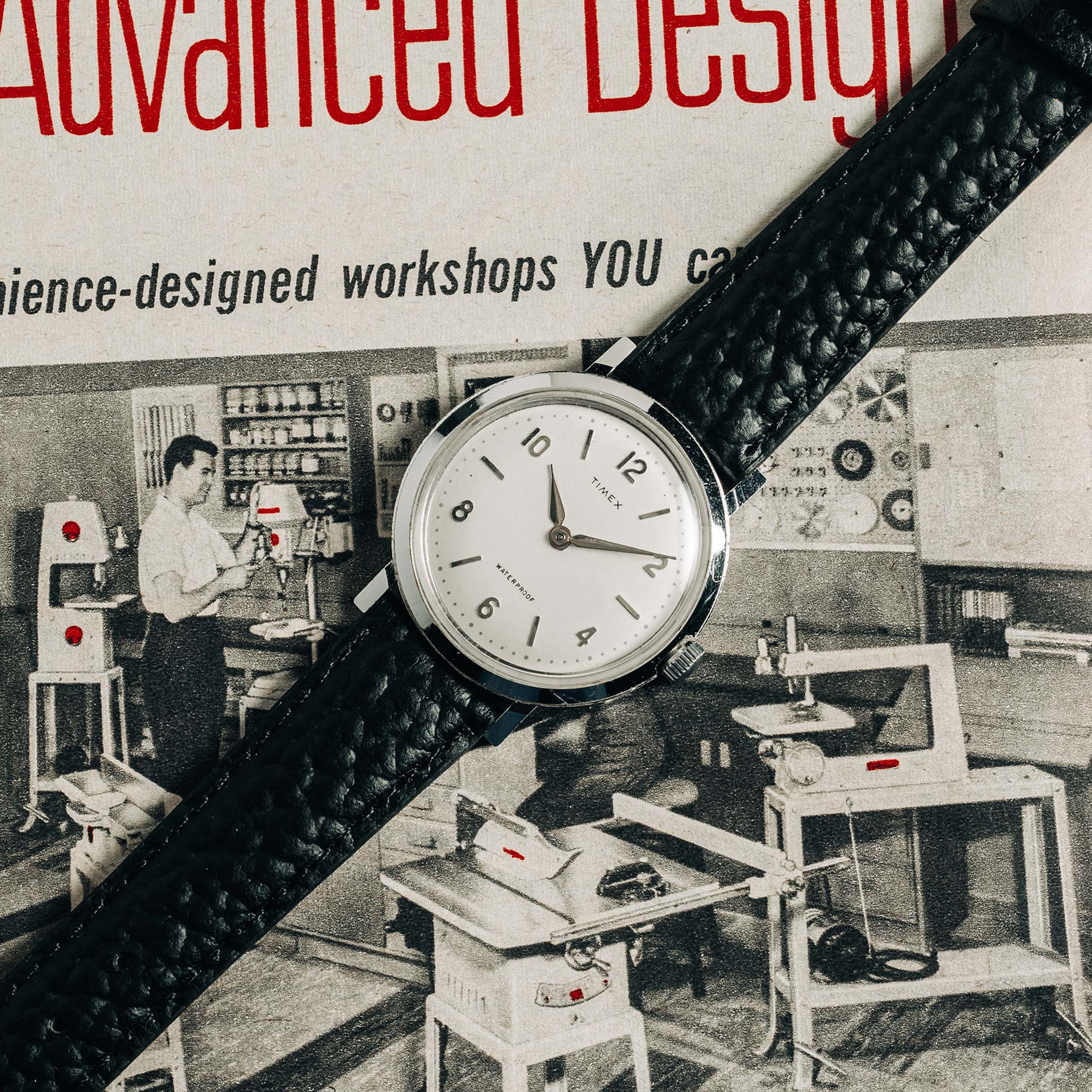 editorial image of The 1960 Timex Marlin Aluminum, Accessories by Taylor Stitch