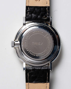material shot of the back of The 1960 Timex Marlin Aluminum, Accessories by Taylor Stitch