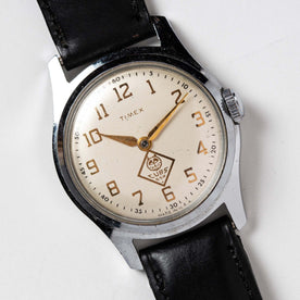 editorial image of 1957 Timex Marlin Cub Scout watch face