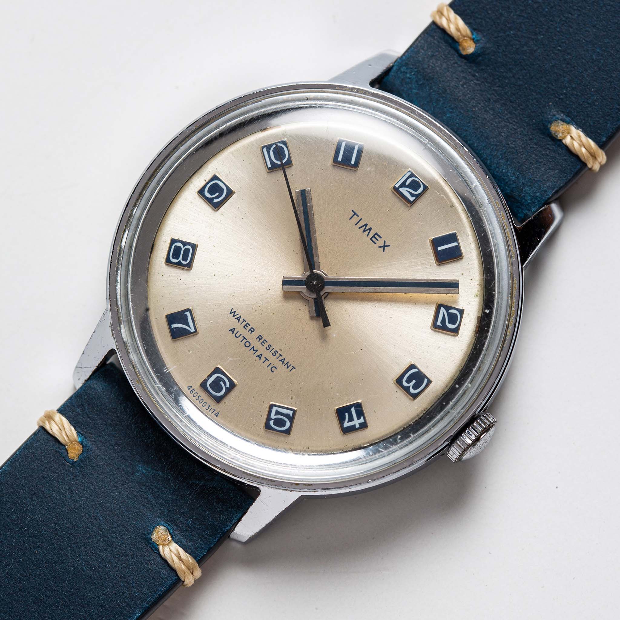 material shot of the 1974 Timex Viscount M31, Accessories by Taylor Stitch