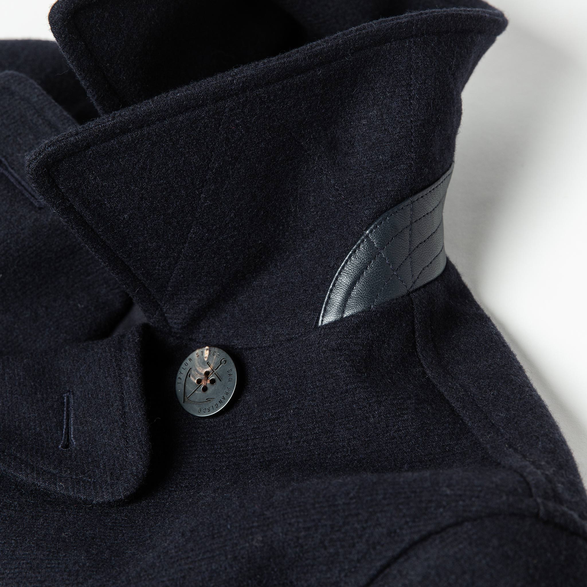 material shot of collar, Outerwear by Taylor Stitch