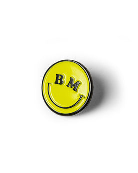 The All Smiles Enamel Pin by Brother Moto: Featured Image, Accessories by Taylor Stitch
